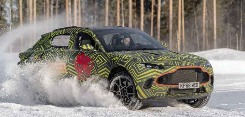 DBX SUV in Snow