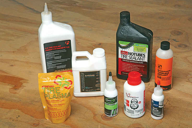 Different tyre sealants