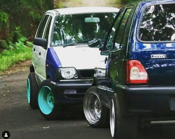 Keralites Bring These Maruti 800s Back To Life With Crazy Wheels