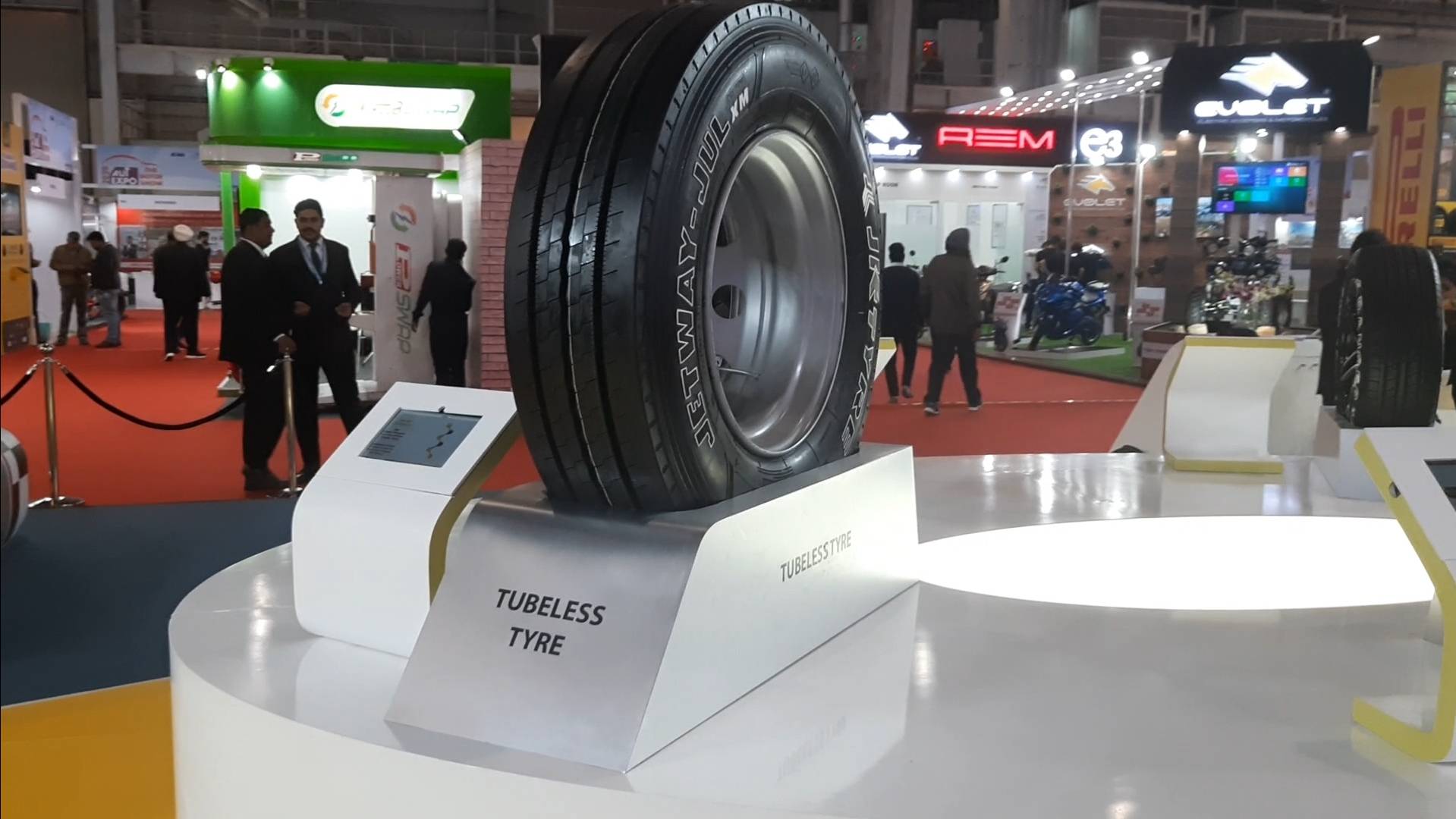 A First For India JK Tyre Launches 'Smart' Tyre At Auto Expo