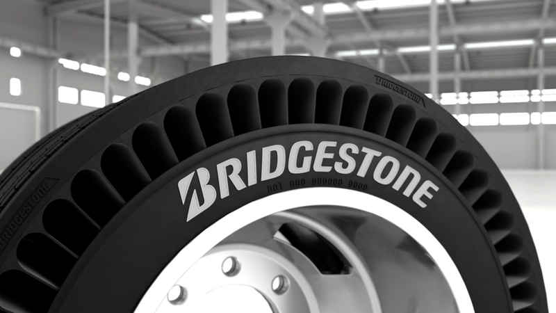 Bridgestone airless truck tyre