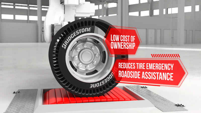 Bridgestone airless truck tyre