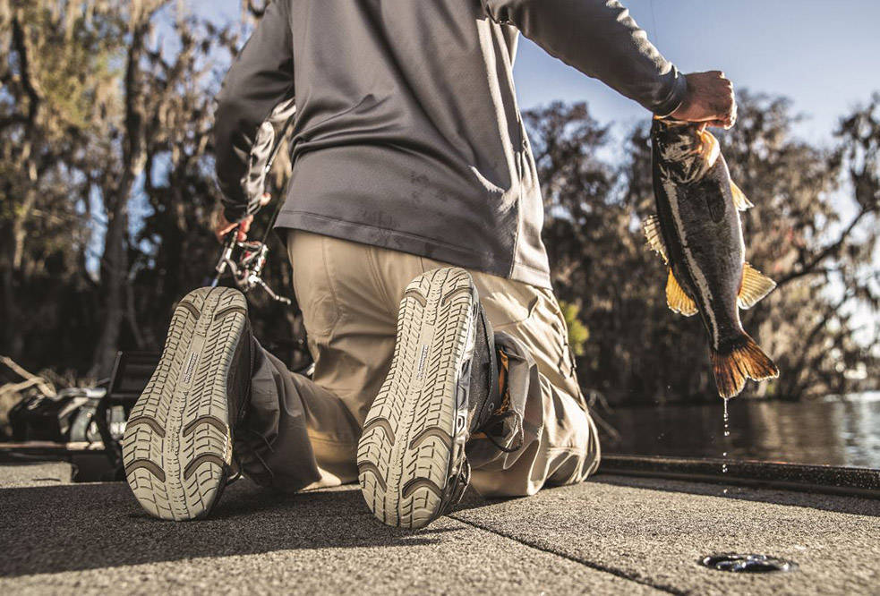 Bass Pro Launch Tyre-Inspired Fishing Shoe