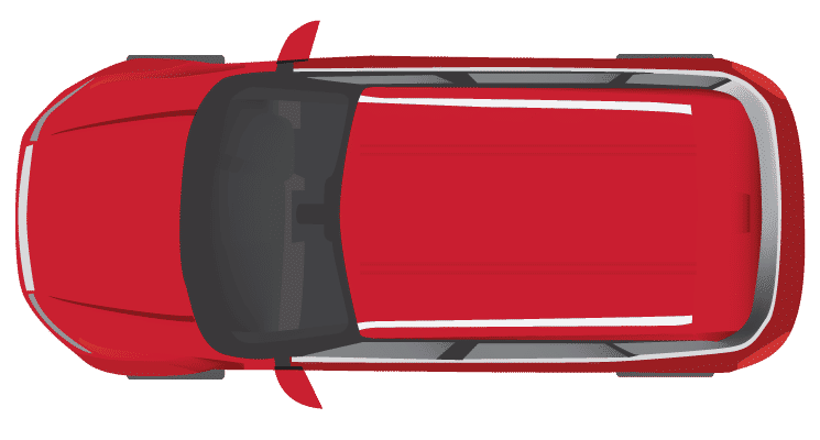 Car top view