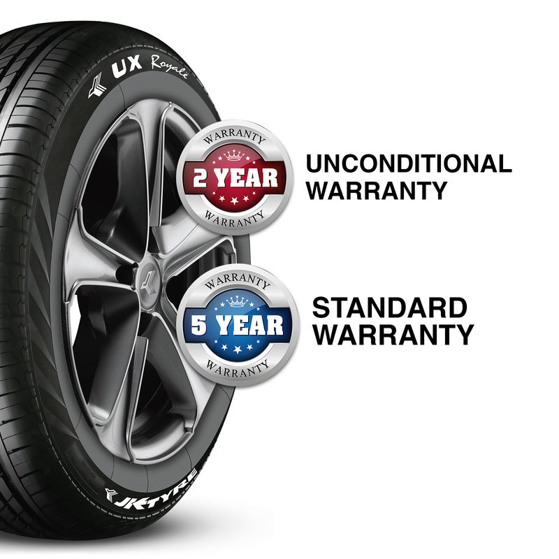 JK Tyre UX ROYALE (Check Offers) 205/60 R16 92 V Tyre